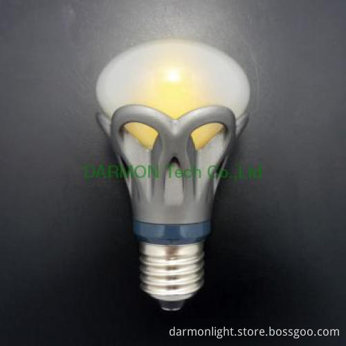 Frosted glass cover 6W LED bulb with CE&ROHS approval